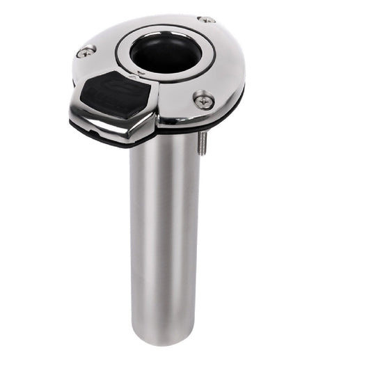 Exploding Fish EVO-360 Flush Mount Rotating Fishing Rod Holder w/8.5" Tube at 0 Degrees