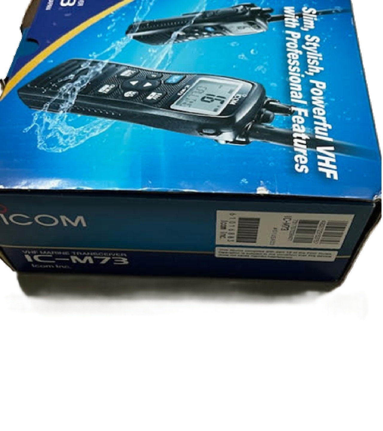 Icom M73 Submersible Handheld VHF Marine Radio - 6W-open box