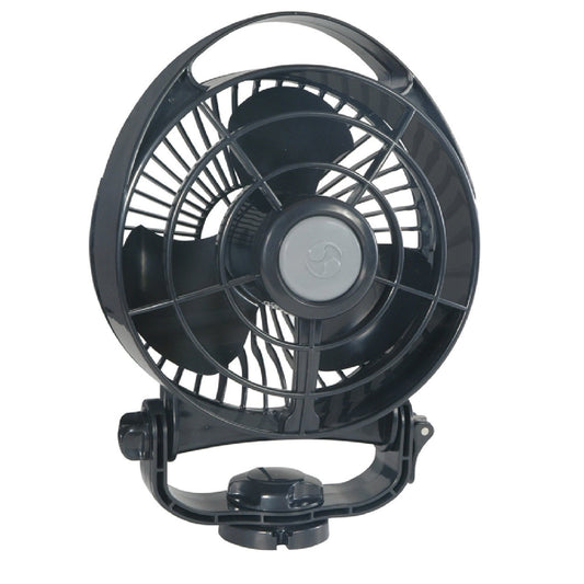 Seeker Bora 748 12V 3-Speed 6" Marine Boat Fan - Black