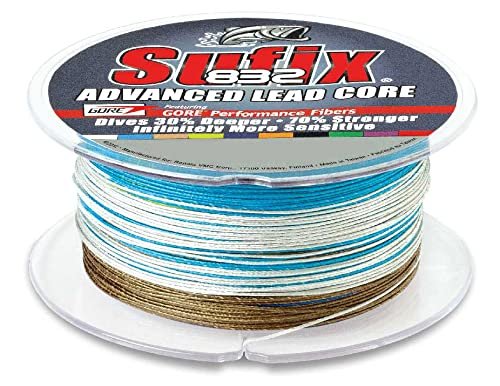 Sufix 832 Advanced Lead Core - 18lb - 10-Color Metered - 200 yds