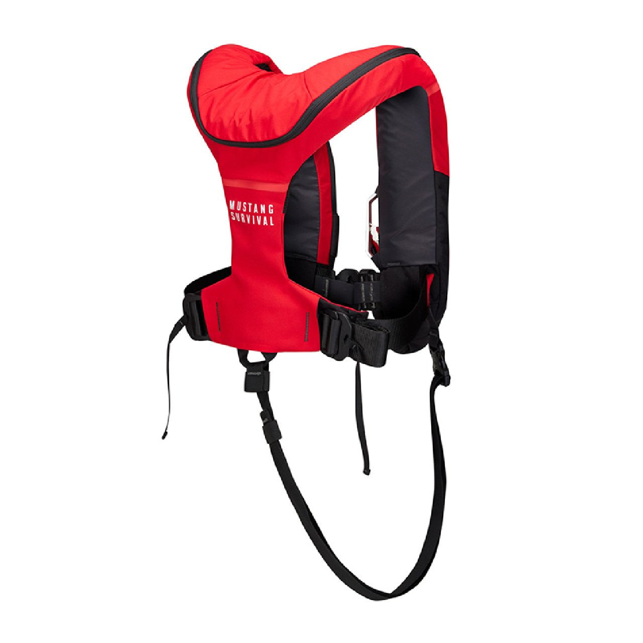 Mustang Atlas 190 DLX Open Ocean Inflatable PFD- Red/Black