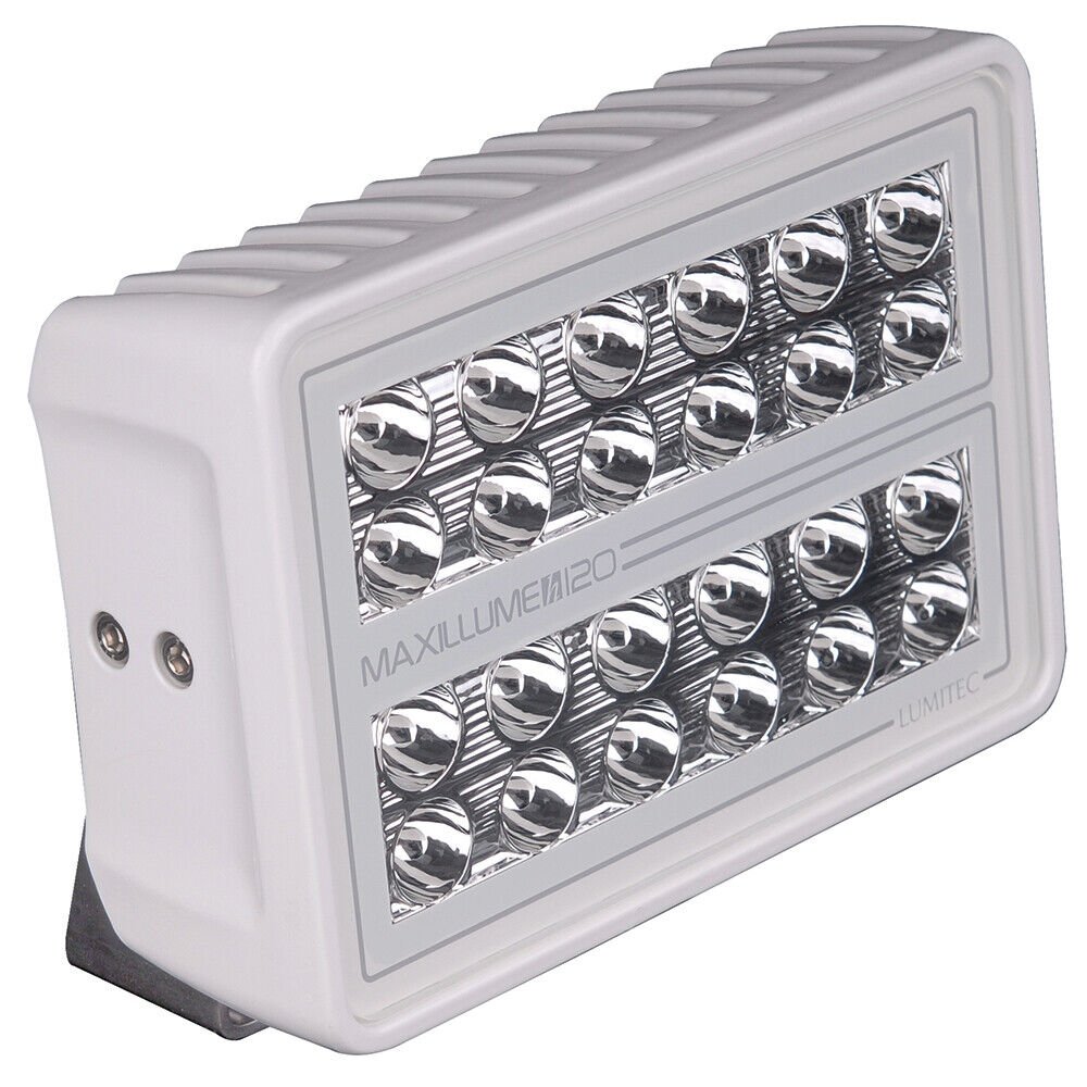 Lumitec Maxillume h120 - Trunnion Mount Flood Light - White Housing - White
