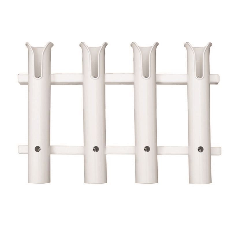 TACO 4-Rod Poly Rod Rack - White ROD HOLDER TACKLE