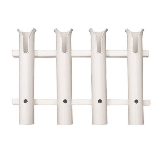 TACO 4-Rod Poly Rod Rack - White ROD HOLDER TACKLE