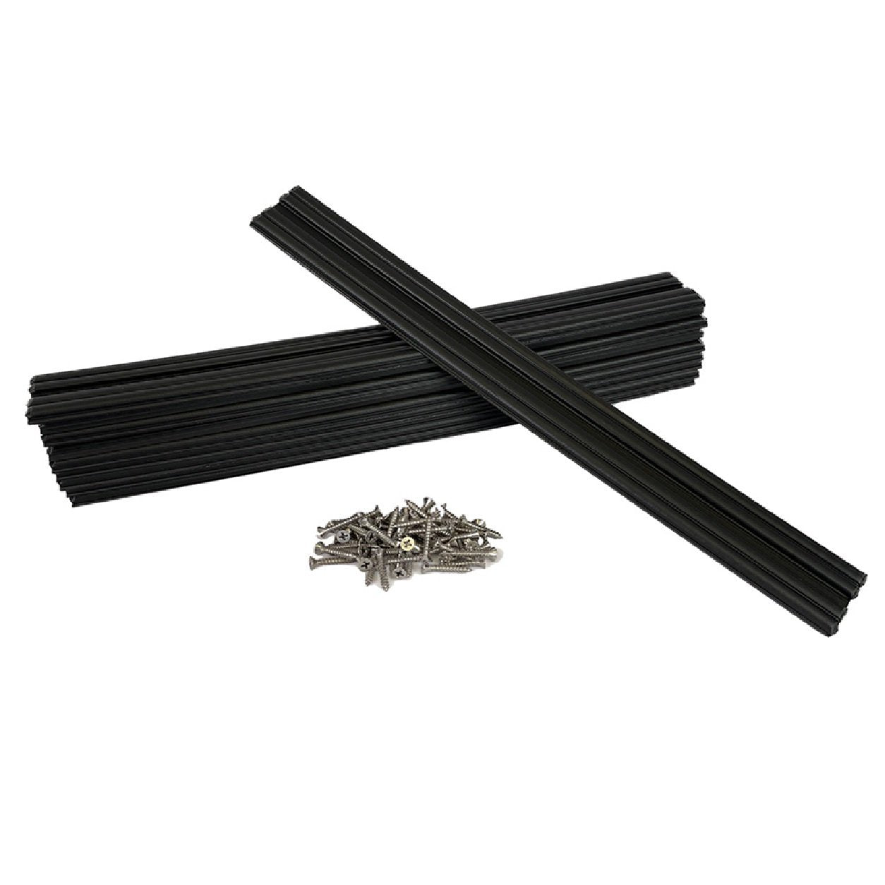 Caliber Marine Trailer Slides 1.5"x15" Black *10-Pack