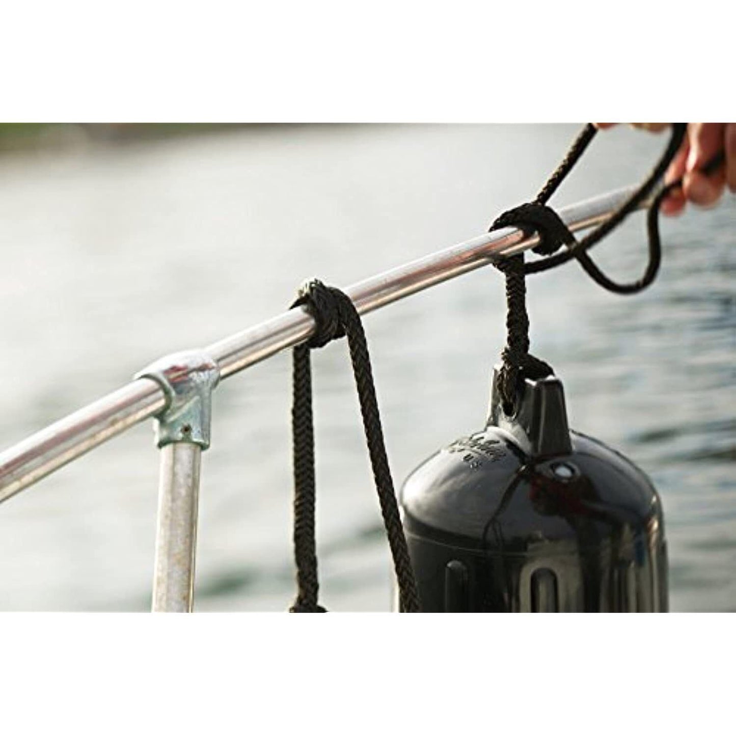 Polyform G-6 Twin Eye Fender 11" x 30" - Black