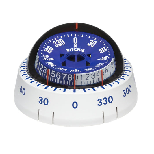 Ritchie XP-98W X-Port Tactician™ Compass - Surface Mount - White