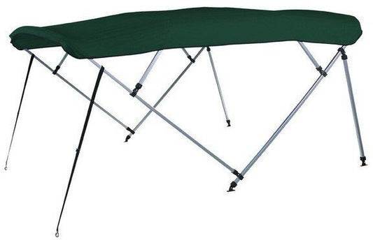 Carver Bimini Top Kit Square Tube Pontoon  with Nylon Fittings, Forest Green...