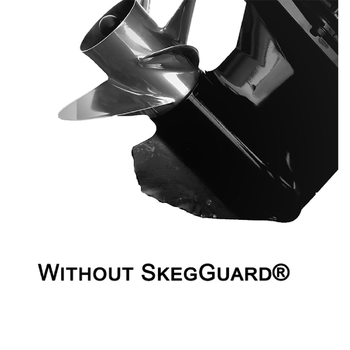 Megaware SkegGuard® 27191 Stainless Steel Replacement Skeg  for Volvo