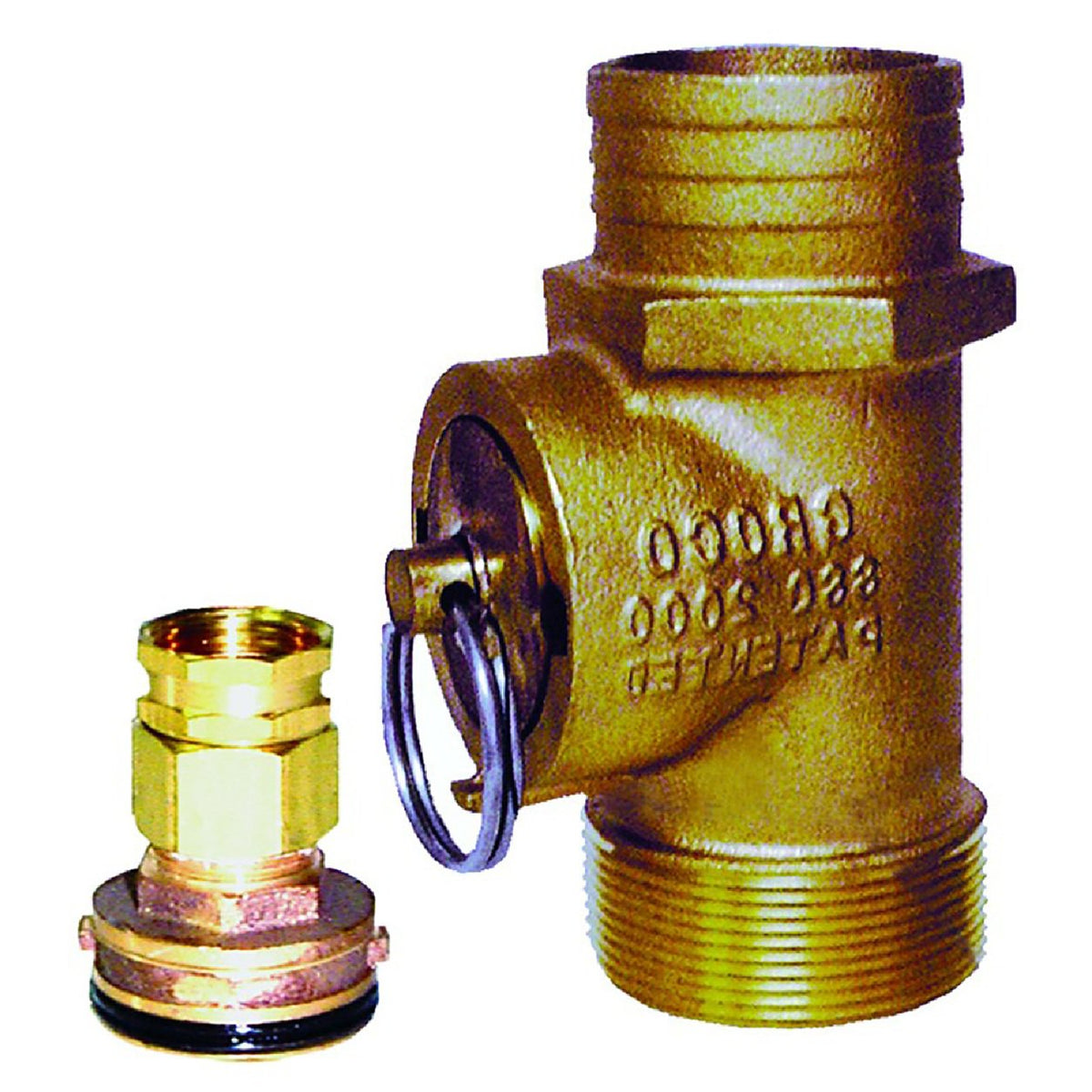 Groco 3/4" Bronze Engine Flush Kit and  Service Adaptor