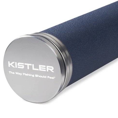 Kistler Fly Rod Hard Case | Aluminum fits 8-WT 9'-0" 4 pc Fly Rod-Blue