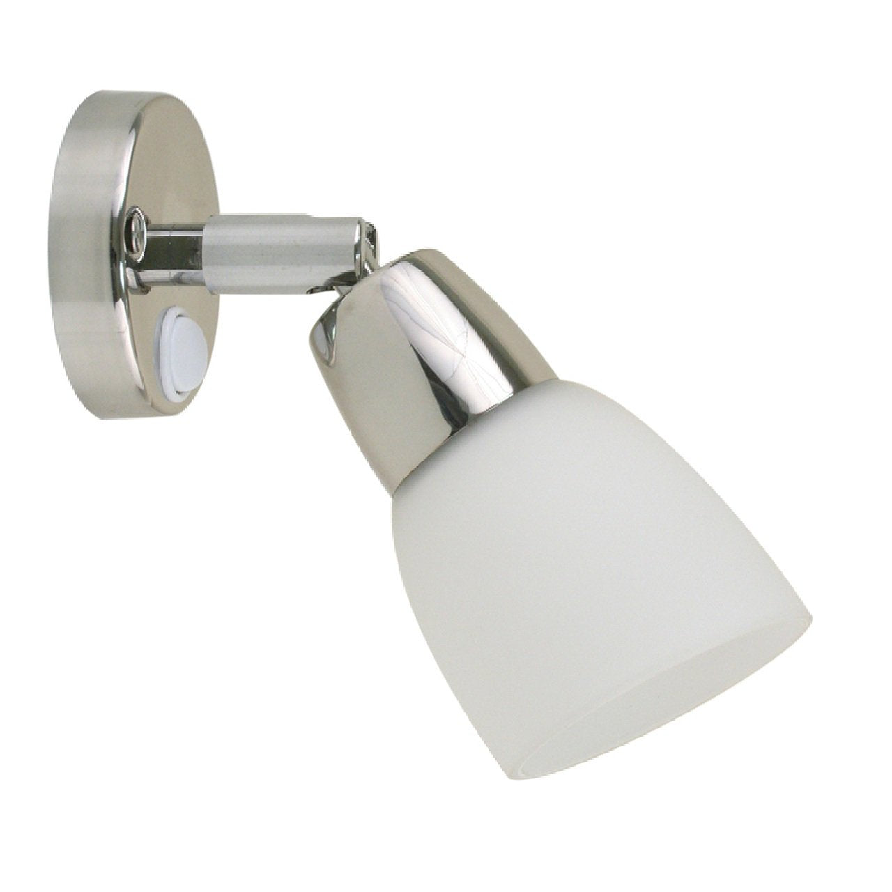 Scandvik SS Boat Reading Light w/Frosted Glass Shade - 10-30V