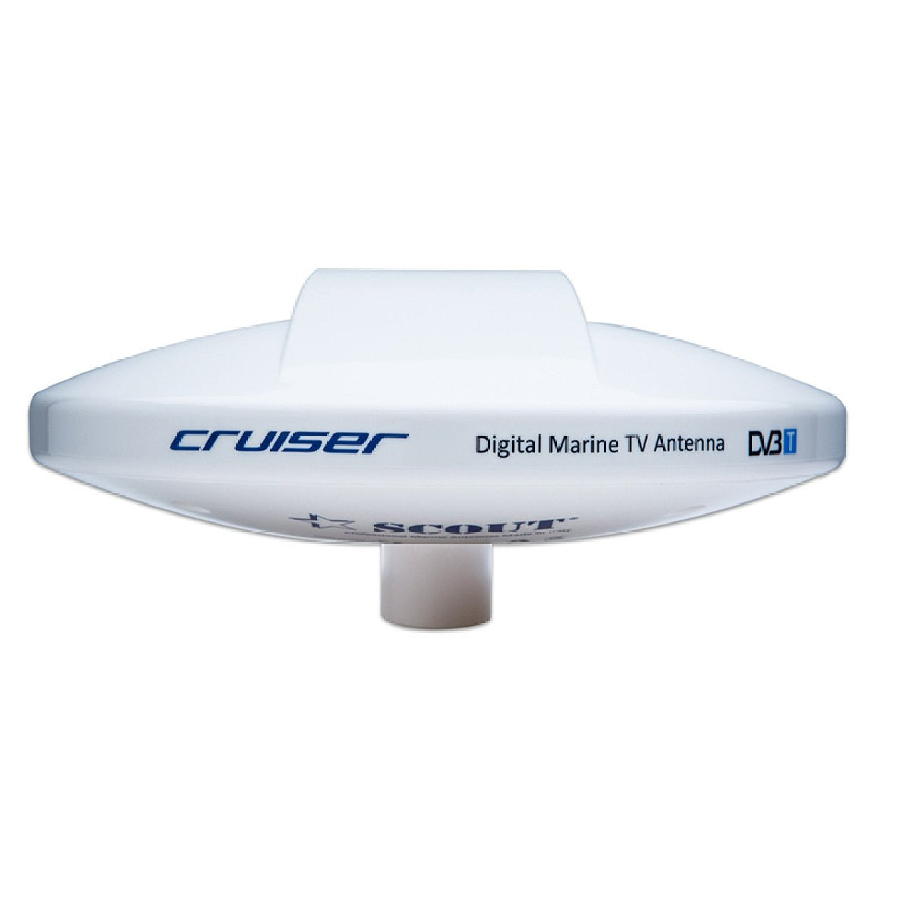 Scout Cruiser 10" White Boat TV Antenna Omnidirectional