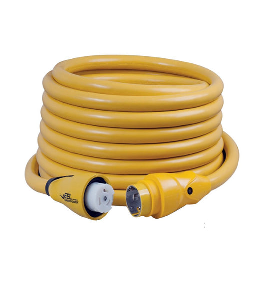 Marinco 50A 125V/250V Shore Power Cordset - 50' - Yellow