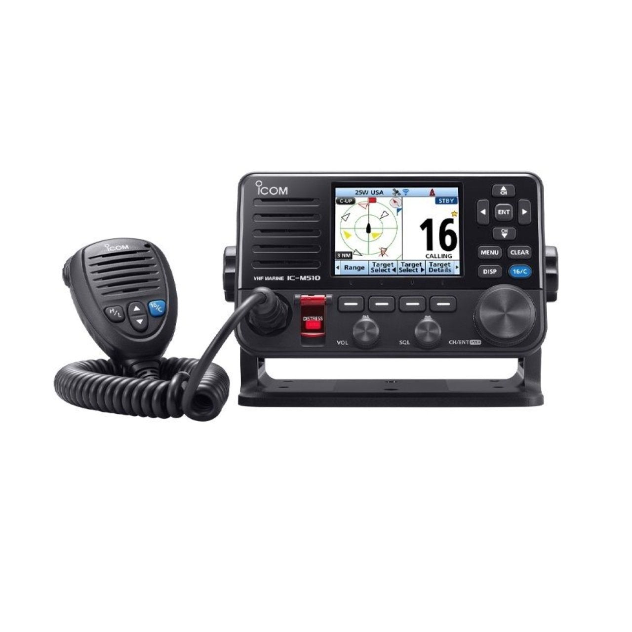 ICOM M510 Plus EVO AIS VHF Marine Radio w/ AIS/ NMEA 2000™/ WLAN Function