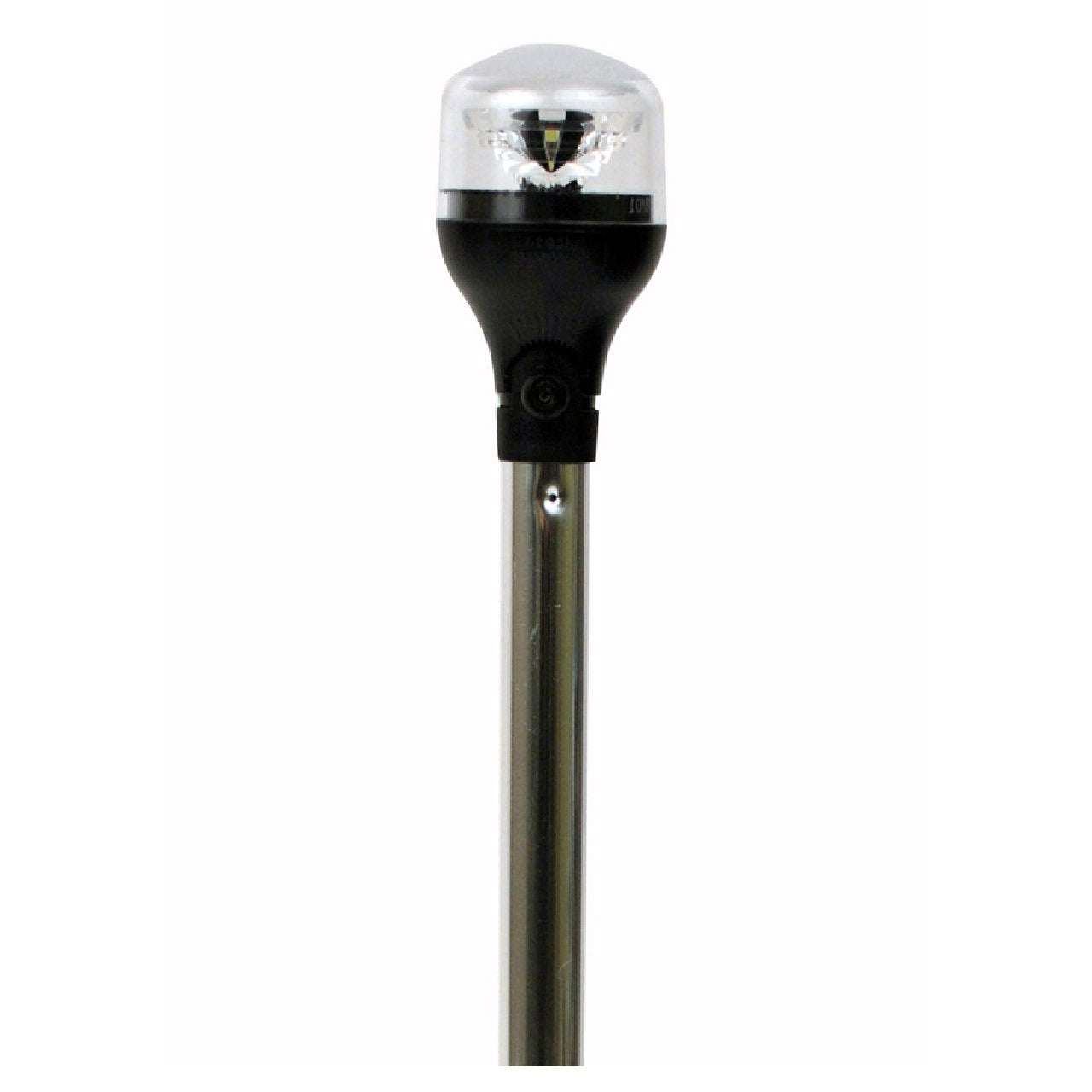 Attwood LightArmor Boat Light - 20" AL Pole - Black Vertical Composite Base w/Adapter