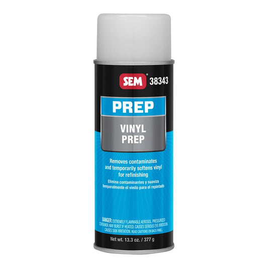 SEM Vinyl Prep Spray to Refinish Vinyl - 13.3oz Aerosol Can (38343)