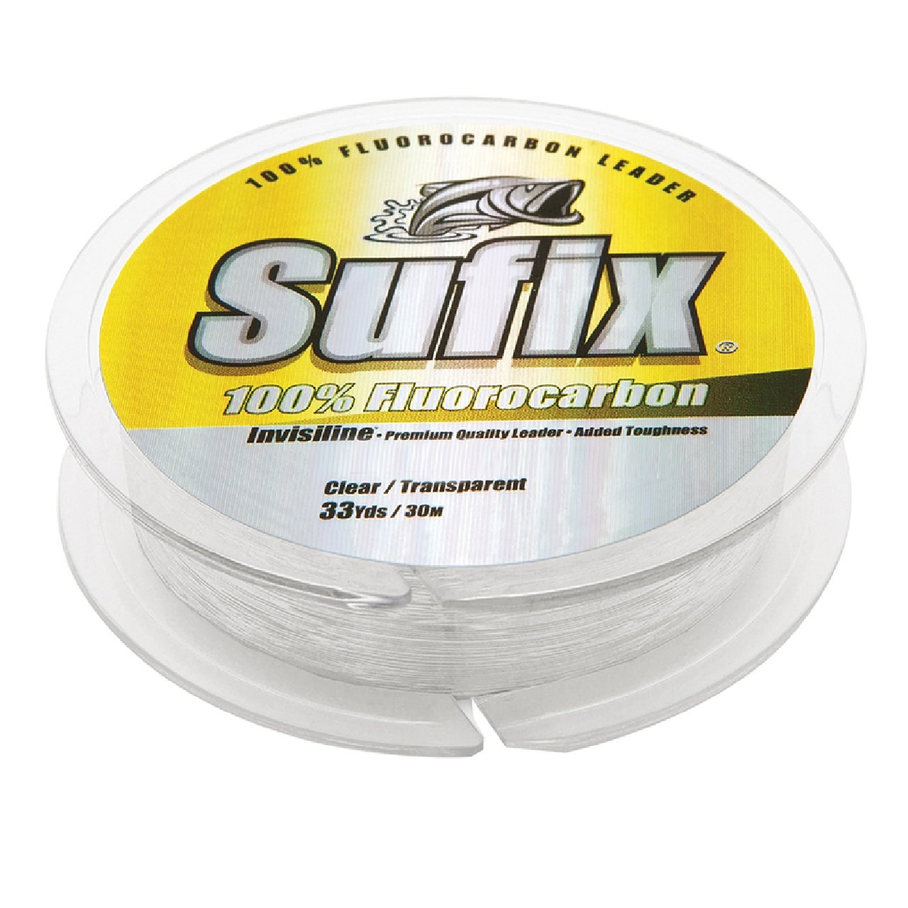 Sufix 100% Fluorocarbon Invisiline™ Leader - 60lb - 33yds