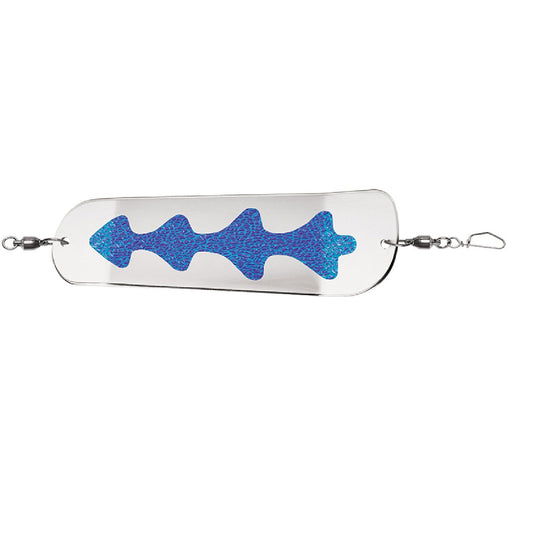 Luhr-Jensen Money Roll Flasher - 11" Fishing Lure- Chrome Ladder