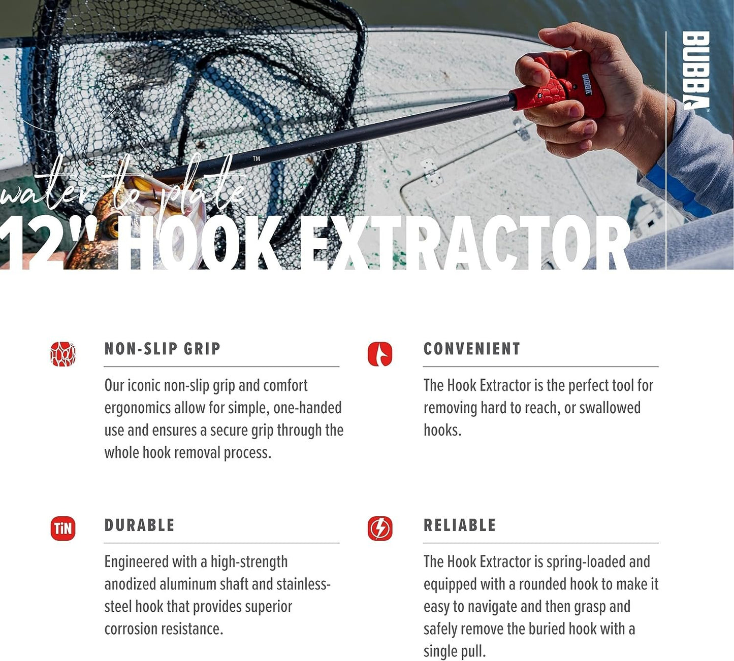 Bubba 12in Large Hook Extractor
