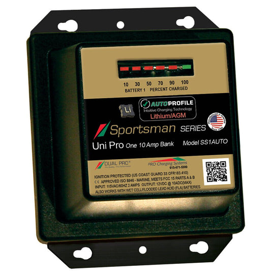 Dual Pro SS1AUTO Ss1 Auto 10a - 1-bank Lithium/agm Battery Charger