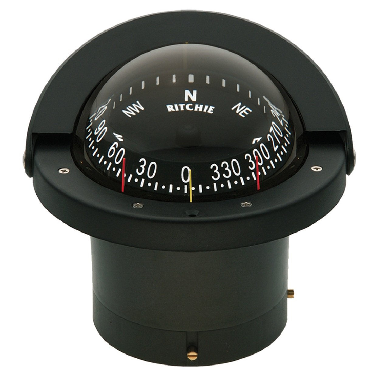 Ritchie FN-203 Navigator Compass - Flush Mount - Black