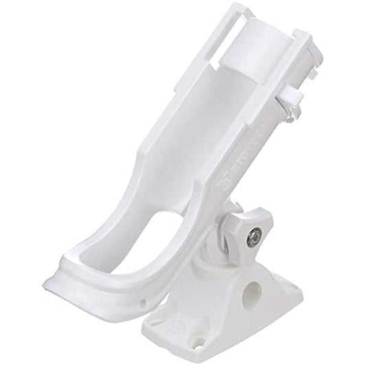 Attwood Heavy-Duty Adjustable Rod Holder w/Combo Mount - White
