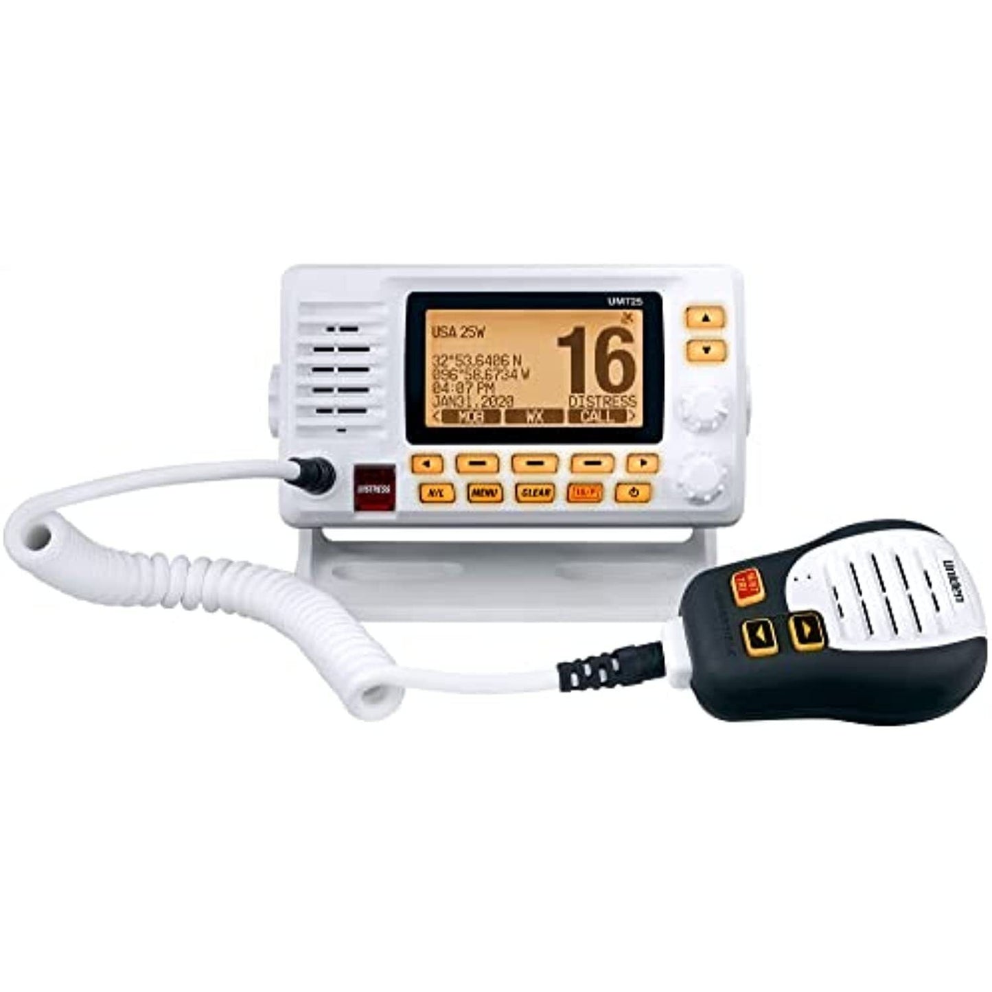 Uniden UM725 Marine VHF Radio, All USA, Canada, and Int'l. Marine Channels,