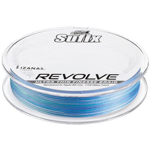 Sufix Revolve Braid Fishing Line- 14 lb - Coastal Camo - 200 yds