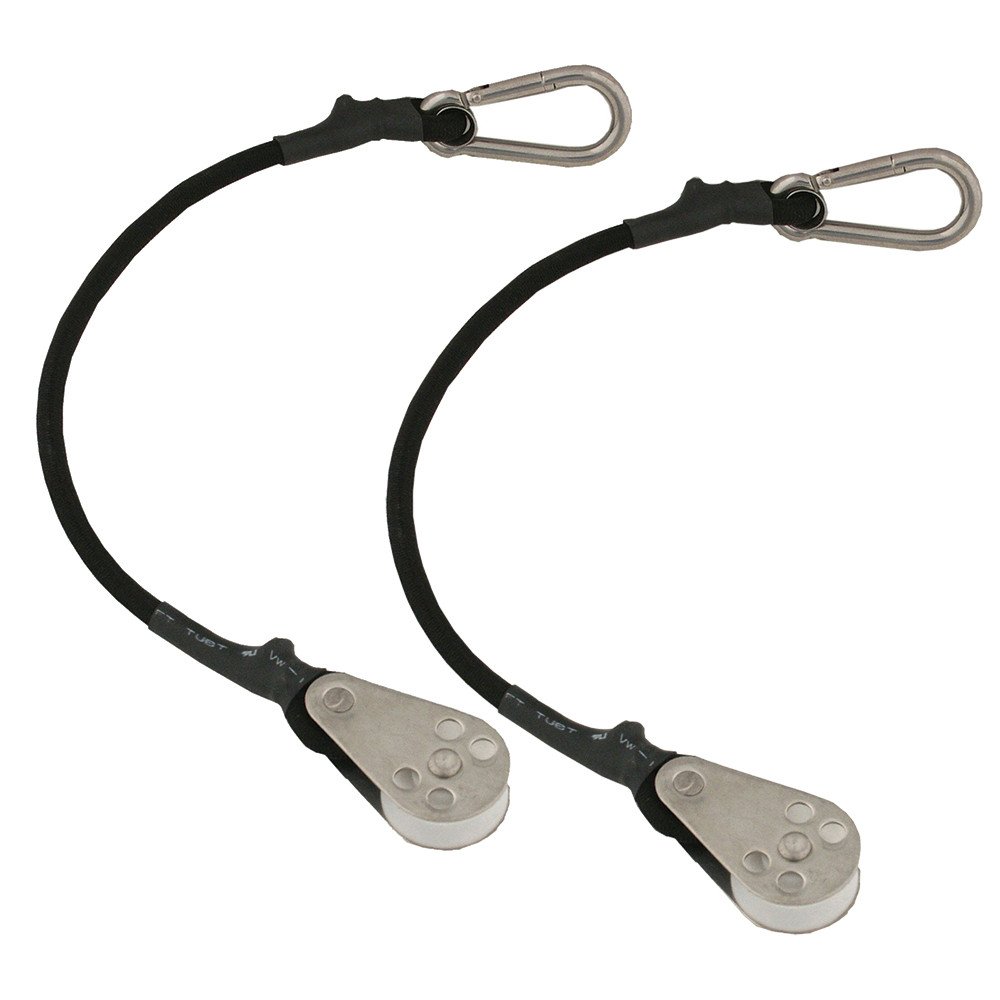 Taco Outrigger Shock Cord w/Roller for Outrigger halyard lines (Pair)