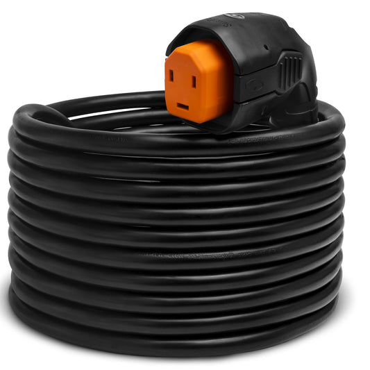 SmartPlug 30 AMP Angled RV Shore Power Dual Configuration Cordset - 30'