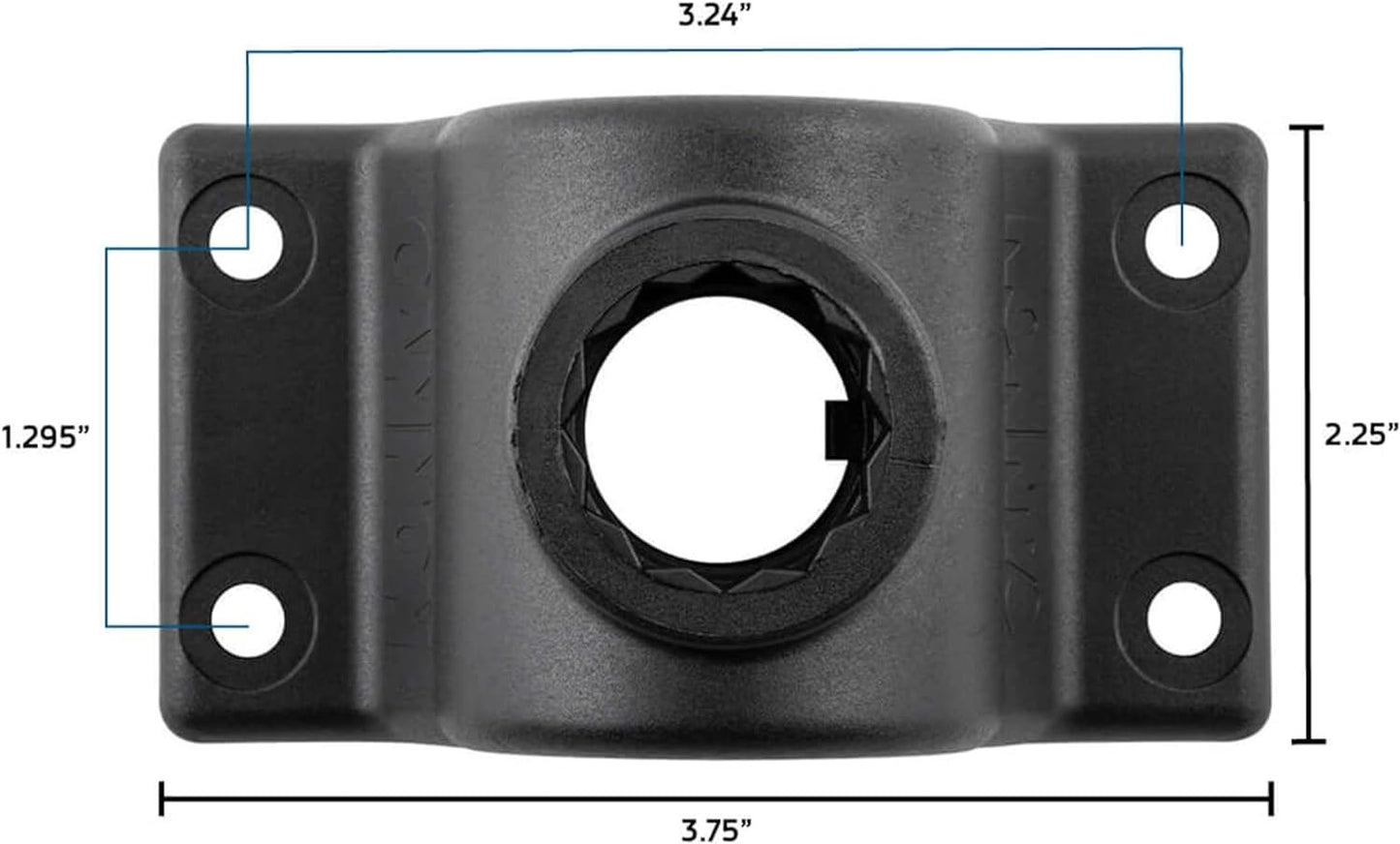 Cannon Adjustable Single Axis Rod Holder - Track System