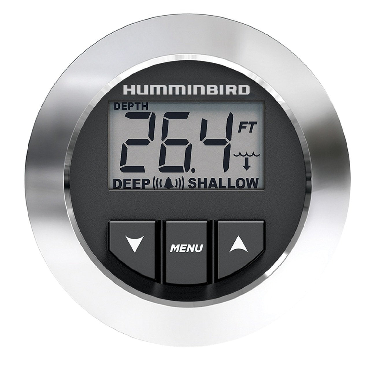 Humminbird HDR 650 Digital Depth Sounder, In-Dash Gauge with Transducer