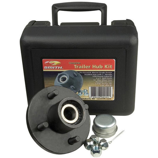C.E. Smith Boat Trailer Hub Kit Package 1-1/16" Stud 4 x 4