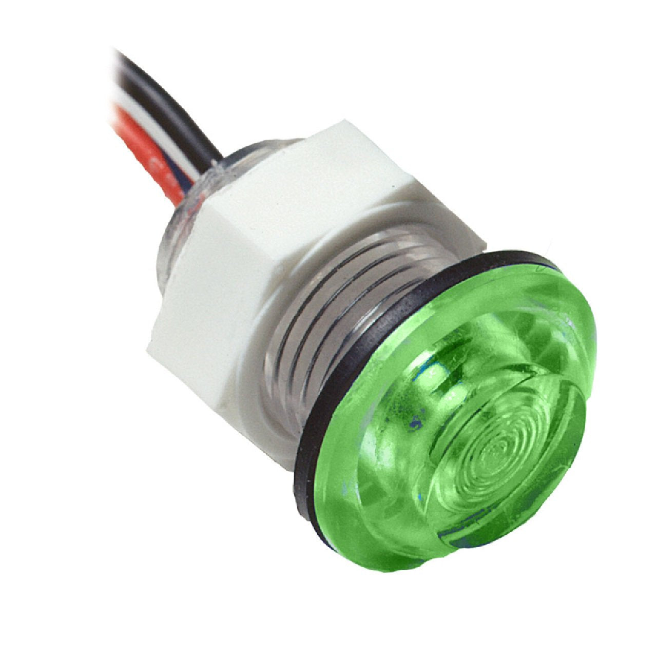 Innovative Lighting LED Bulkhead Fishing Livewell Light Flush Mount - Green