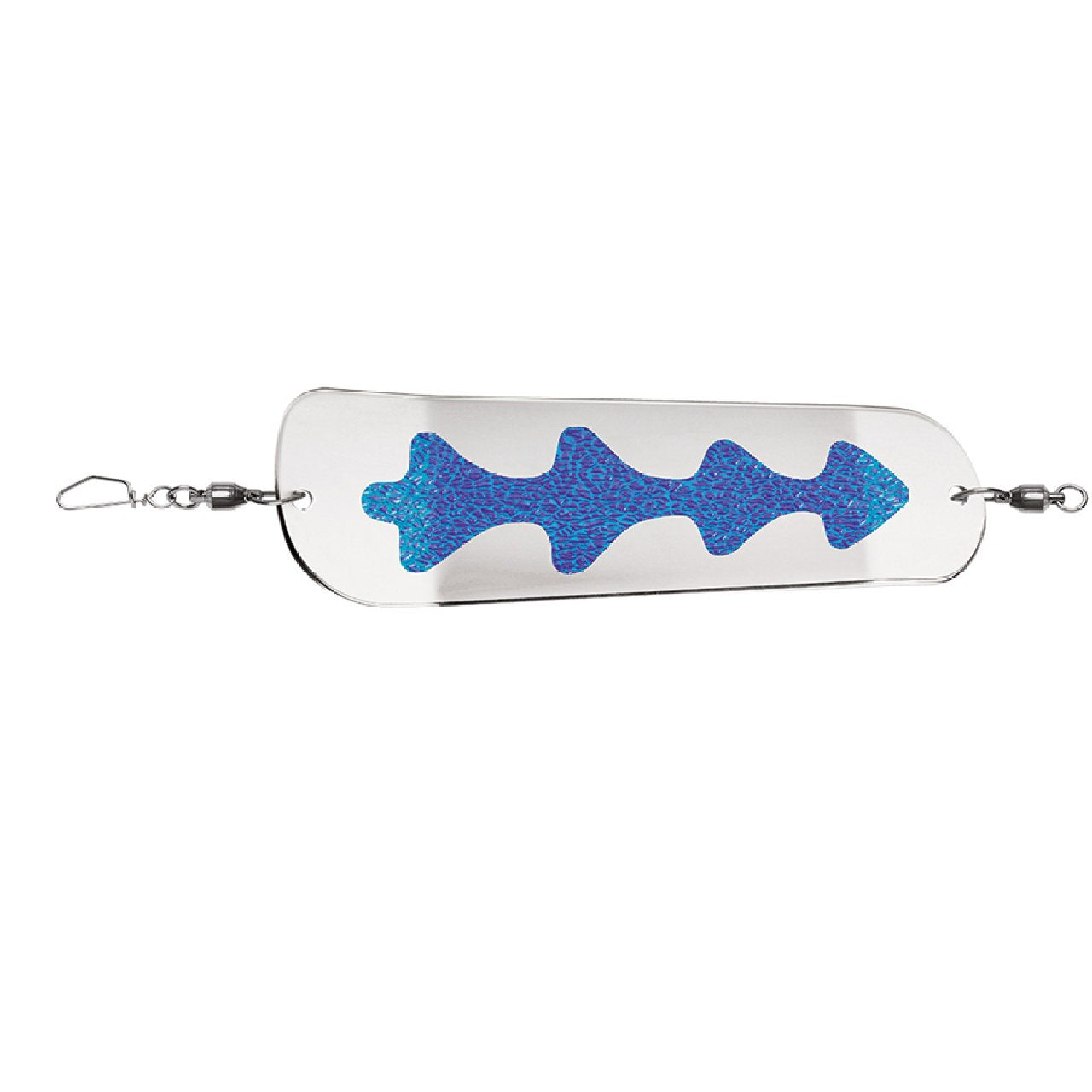 Luhr-Jensen Money Roll Flasher - 11" Fishing Lure- Chrome Ladder