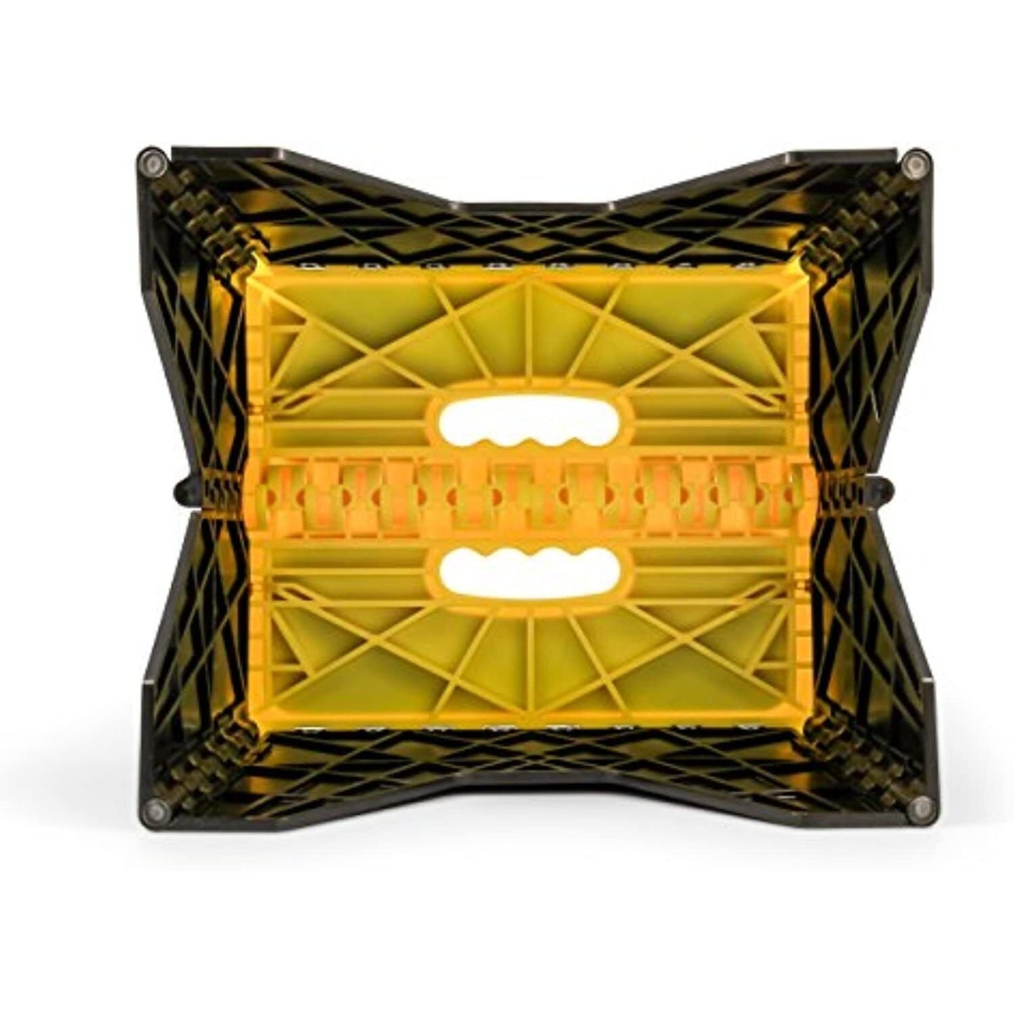 Camco 43637 Non Skid RV Folding Step Stool - Yellow/Black