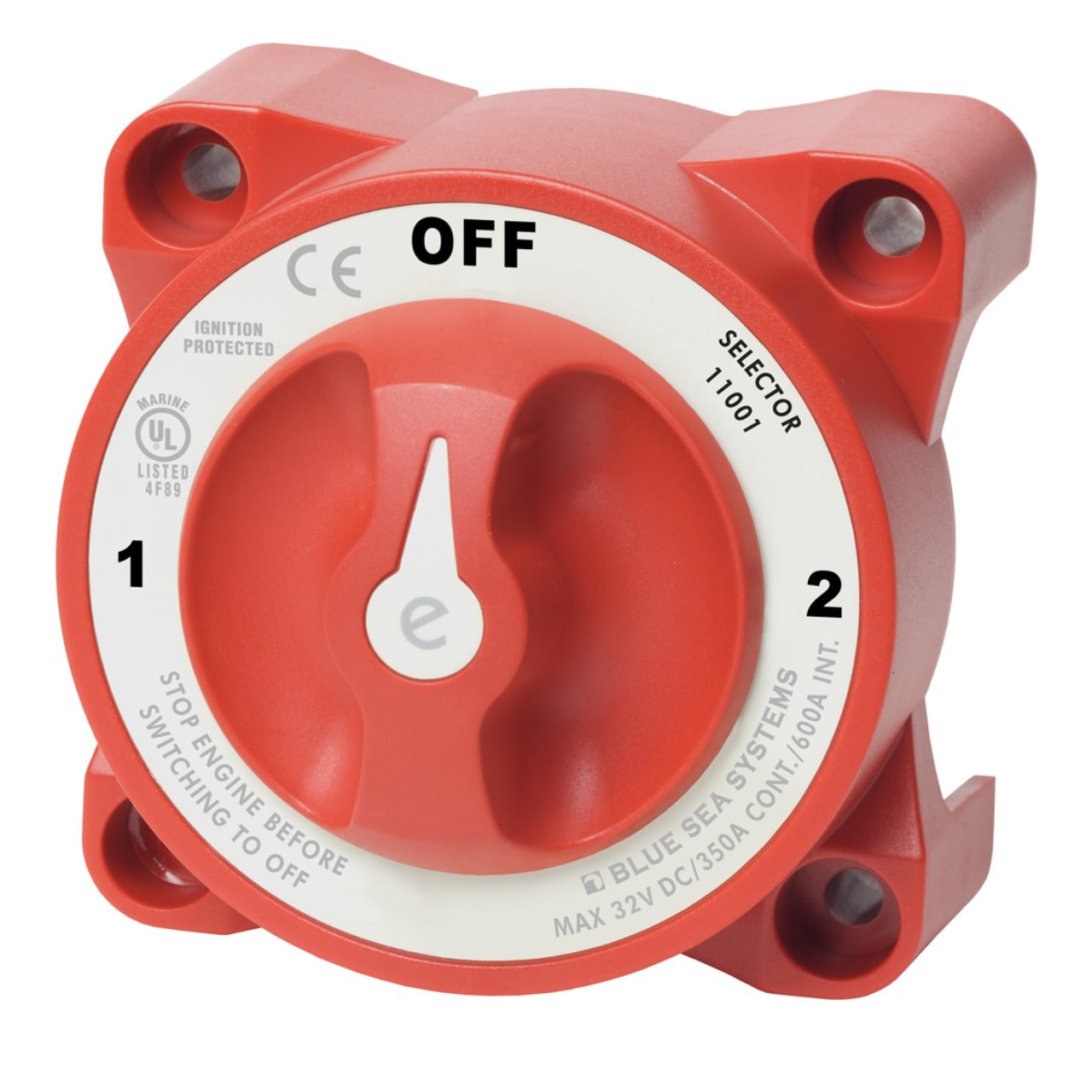 Blue Sea 11001 e-Series Battery Switch w/Alternator Field Disconnect - 3-Position