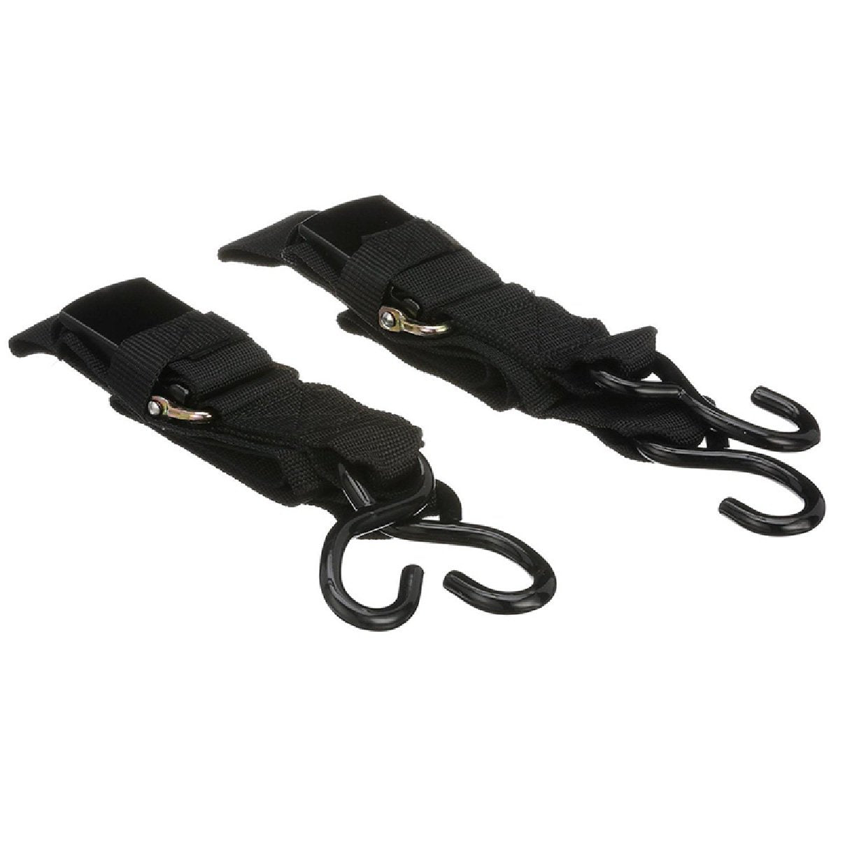 Attwood Quick-Release Boat Trailer Transom Tie-Down Straps 2" x 4' Pair