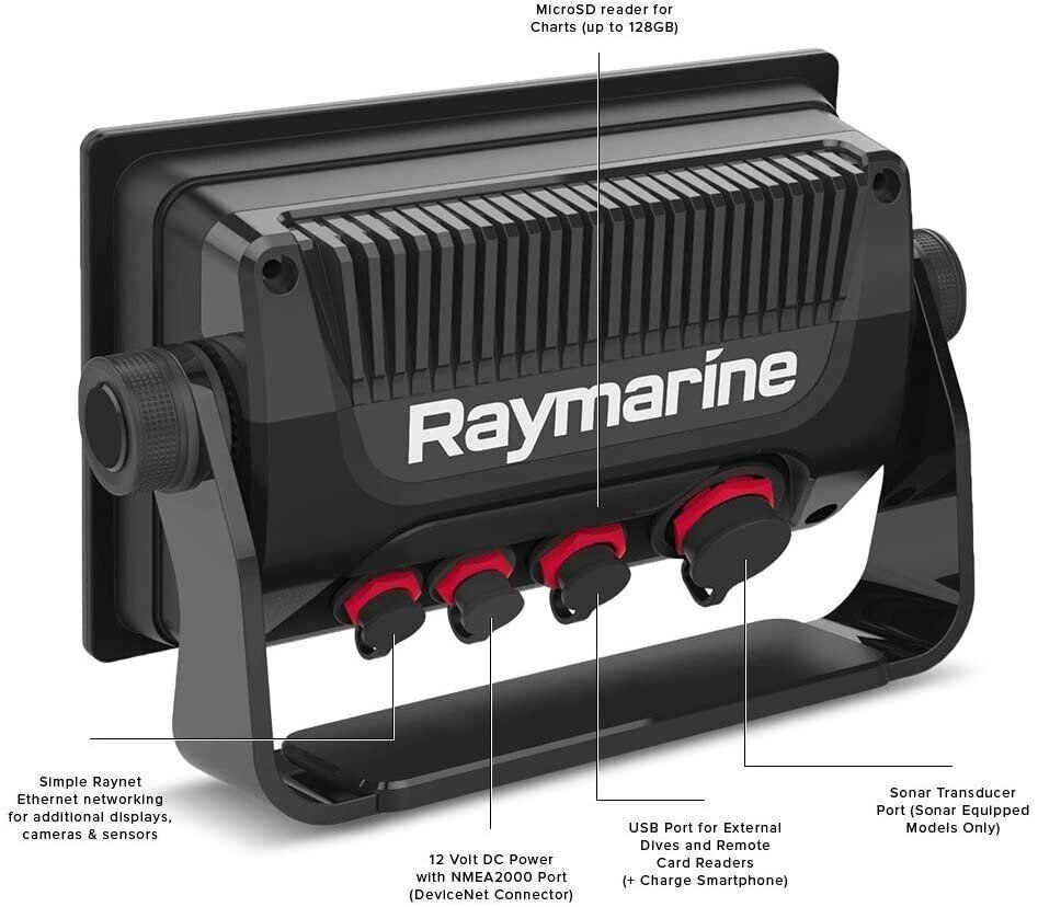 Raymarine Axiom 7DV 7" MFD Chart Plotter w/ Transducer