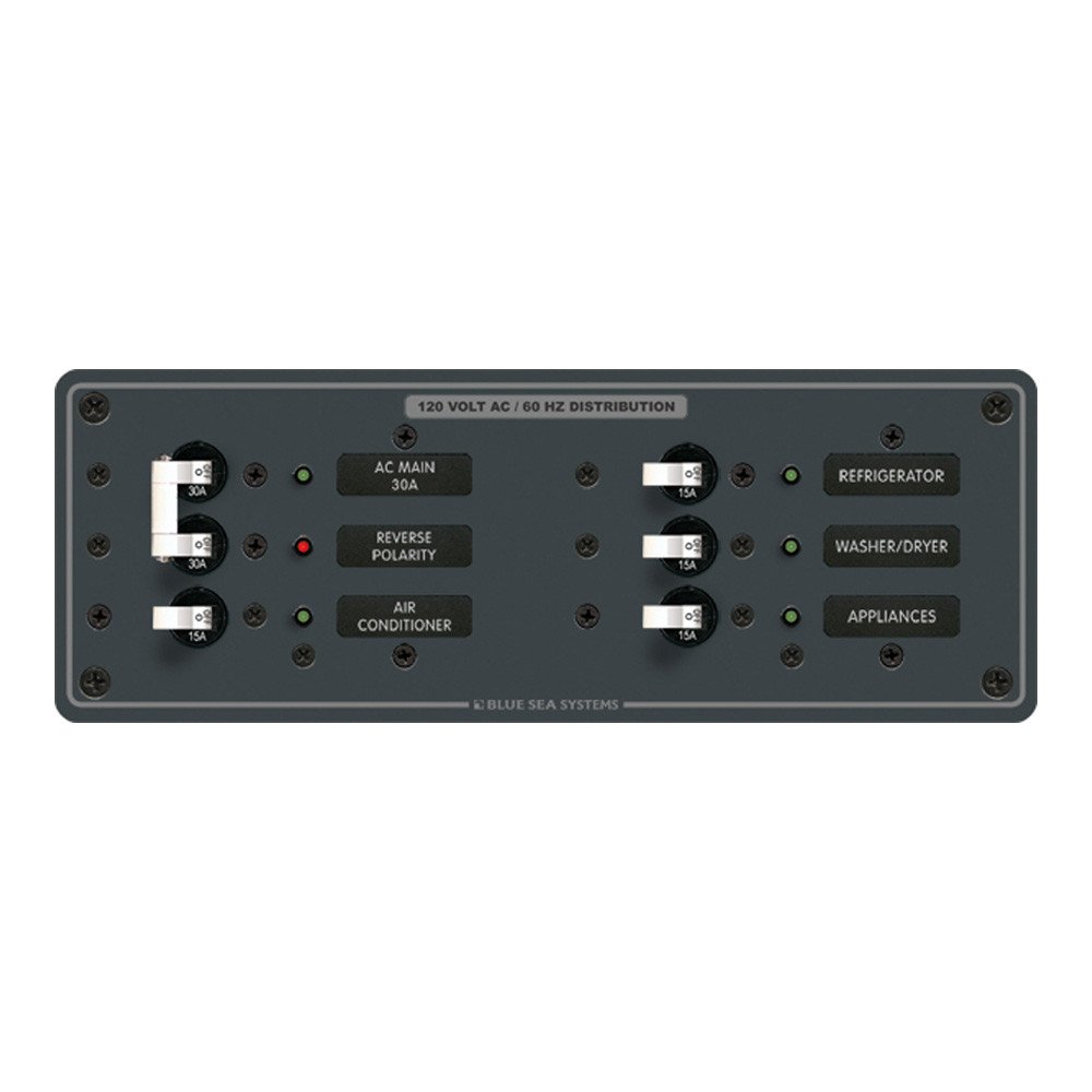Blue Sea AC Main +4 Positions Toggle Circuit Breaker Panel
