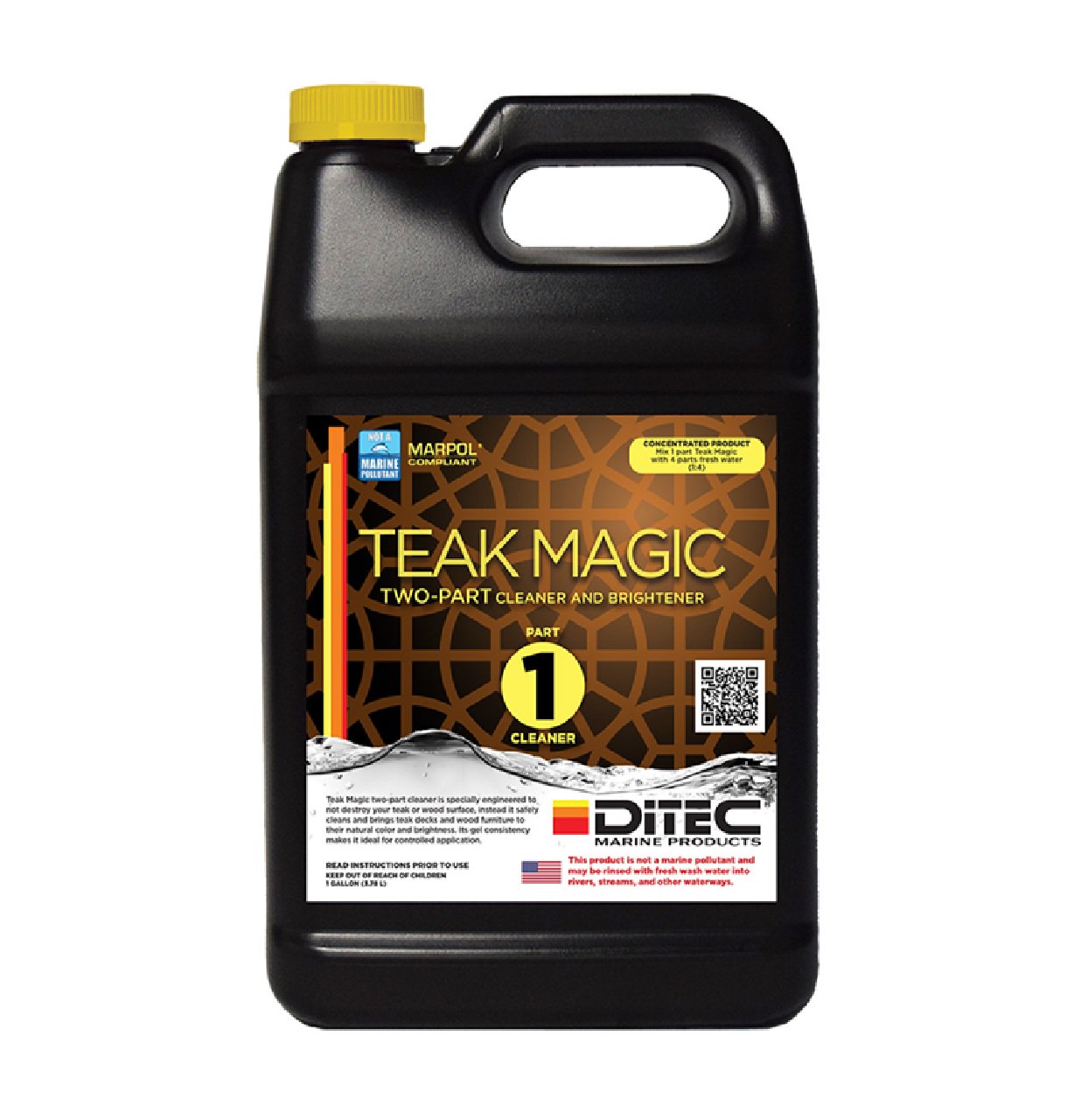 DiTEC Teak Magic: Part 1 Boat Teak Cleaner - Gallon