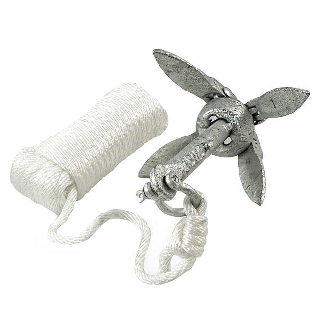 T-H Marine BE-AN-50299-DP 1.5 lbs Grappling Style Kayak Anchor Kit