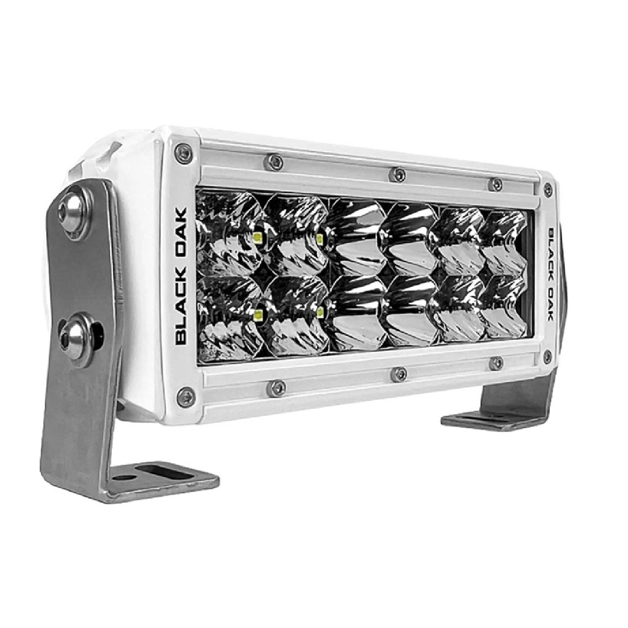Black Oak Pro Series 3.0 Double Row 6" LED Light Bar - Combo Optics