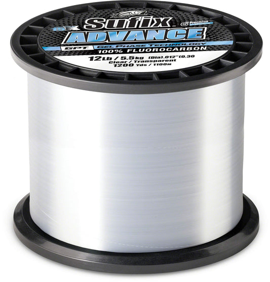 Sufix Advance® Fluorocarbon - 30lb - Clear - 1200 yds