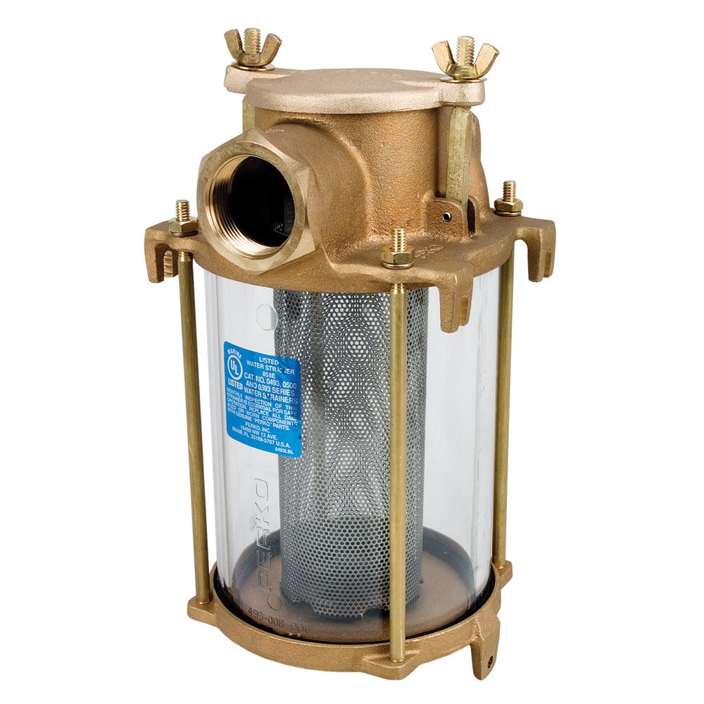 Perko 1-1/2" IPS Boat Intake Strainer Bronze Made in the USA