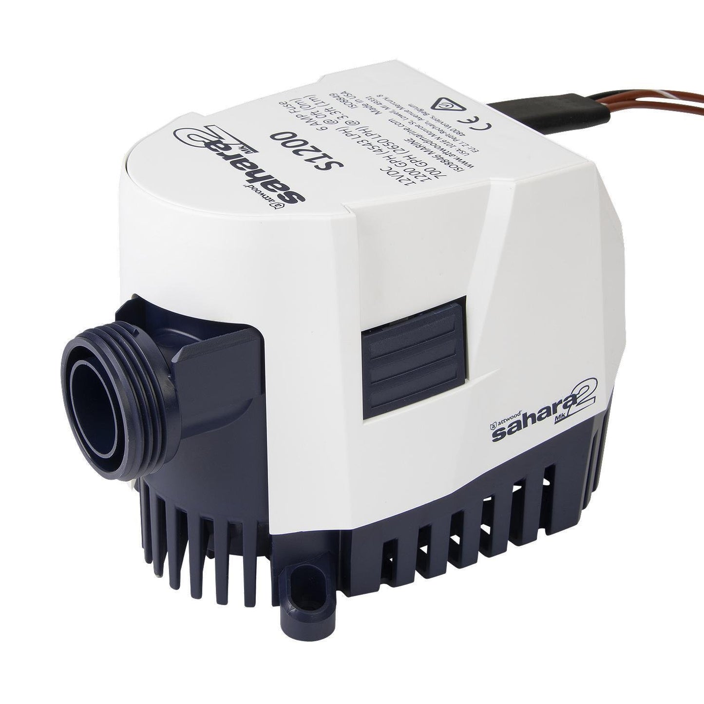 Attwood Sahara MK2 S1200 Bilge Pump 1200 GPH - 24V - Automatic