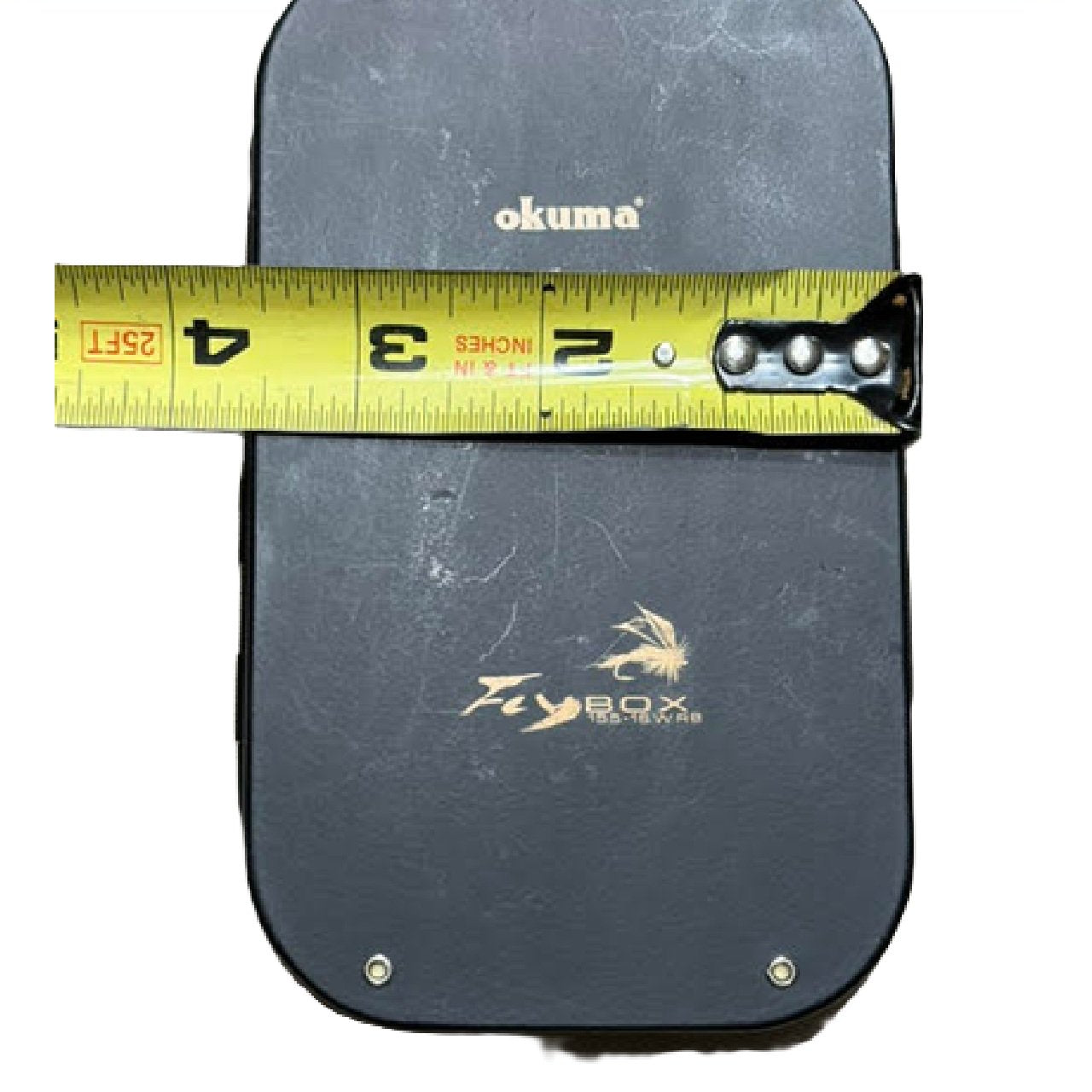 Okuma Classic Aluminum Fly Fishing Tackle Box with 16 Compartments Fly Box BM1