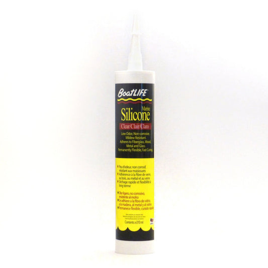 BoatLIFE Silicone Rubber Sealant Cartridge - Clear 1150