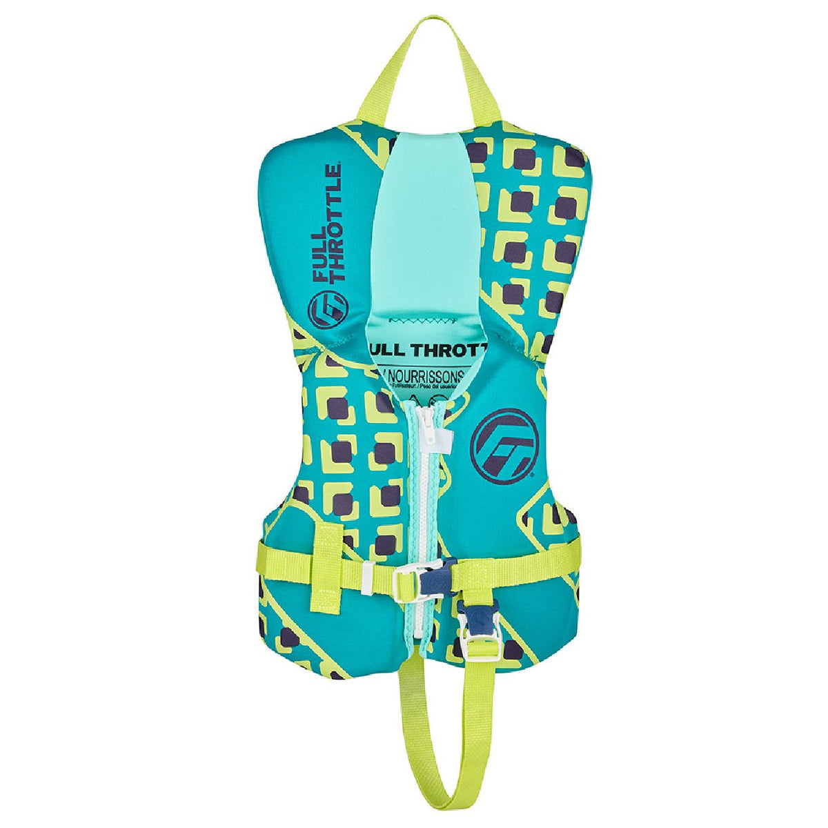 Full Throttle Infant Rapid DryPFD Life Jacket - Aqua